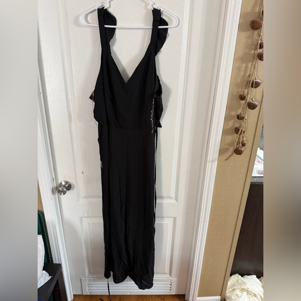 Zenobia Women’s Black Sleeveless Romper Jumpsuit MWT 2X. MH-191